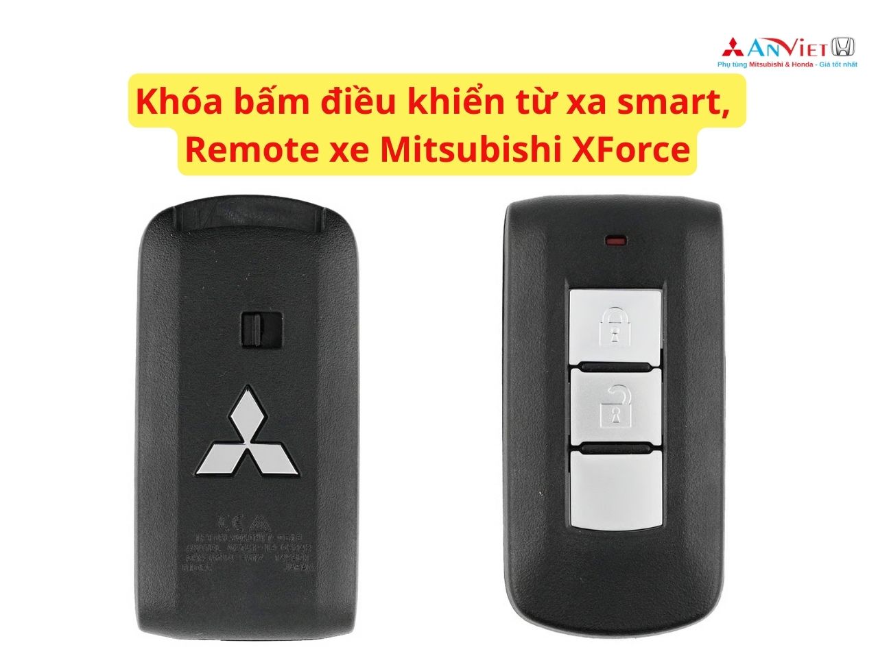 Khóa bấm điều khiển từ xa smart, Remote xe Mitsubishi XForce